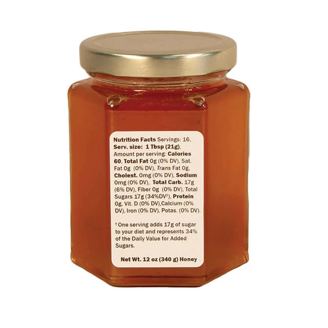 12oz. Hex Jar: 12 Jars 4 12oz. Hex Jar: 12 Jars - Image 2