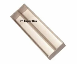 7" Taper Box: Case Of 324