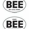 Bee Vehicle Decal -NectarJoy Sales Store decal2 l