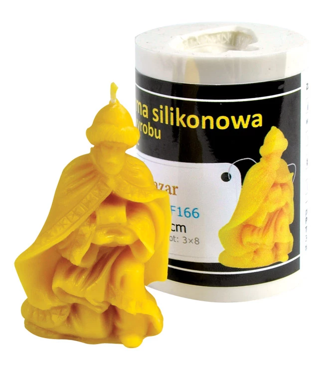 Wise Men Balthazar Candle Mold 3 Wise Men Balthazar Candle Mold