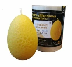 Crochet Egg Candle Mold