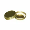 38 Mm Gold Metal Cap W/ Liner